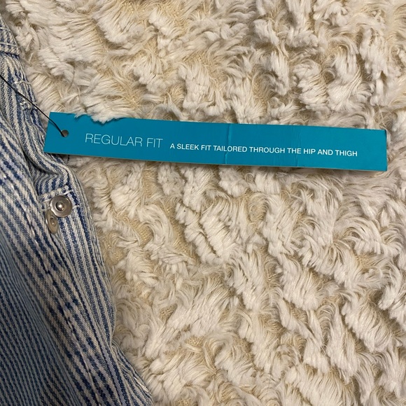 NWT INC Denim Women’s Size 4 Pinstriped Skinny Regular Fit Denim Jeans - Picture 3 of 6